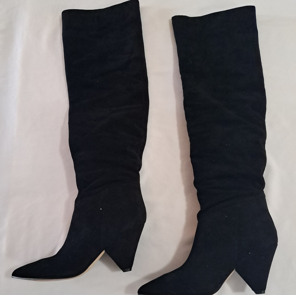 Marc Fisher Pagie 2 Suede Otk Pointed Toe Boots - image 4